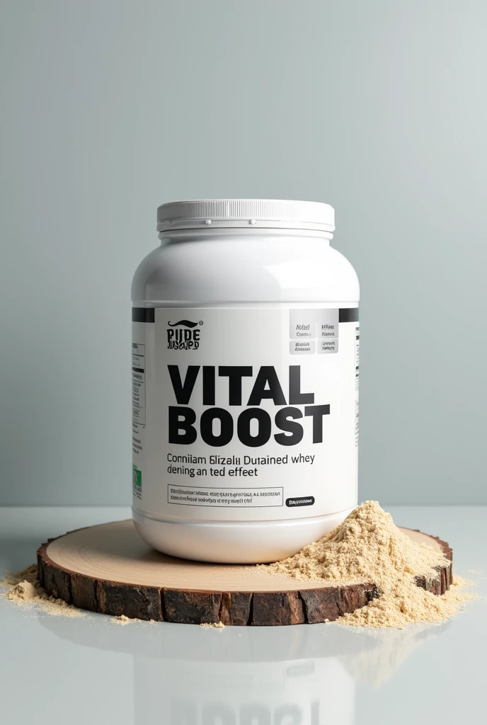 a package with the name vital boost whey protein