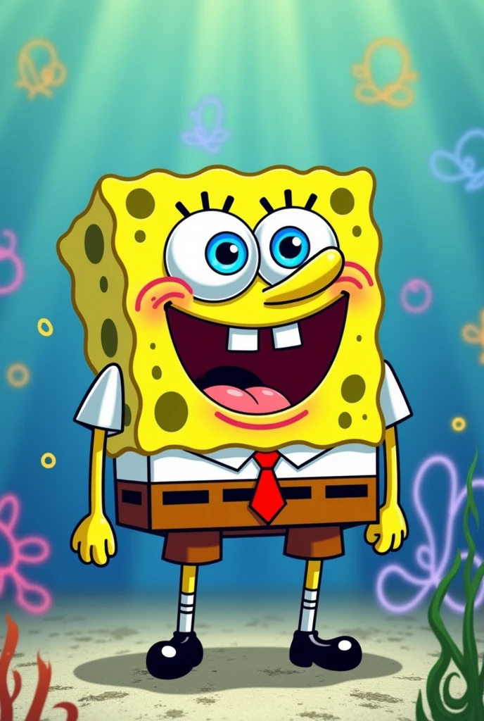 Sponge Bob pumped up