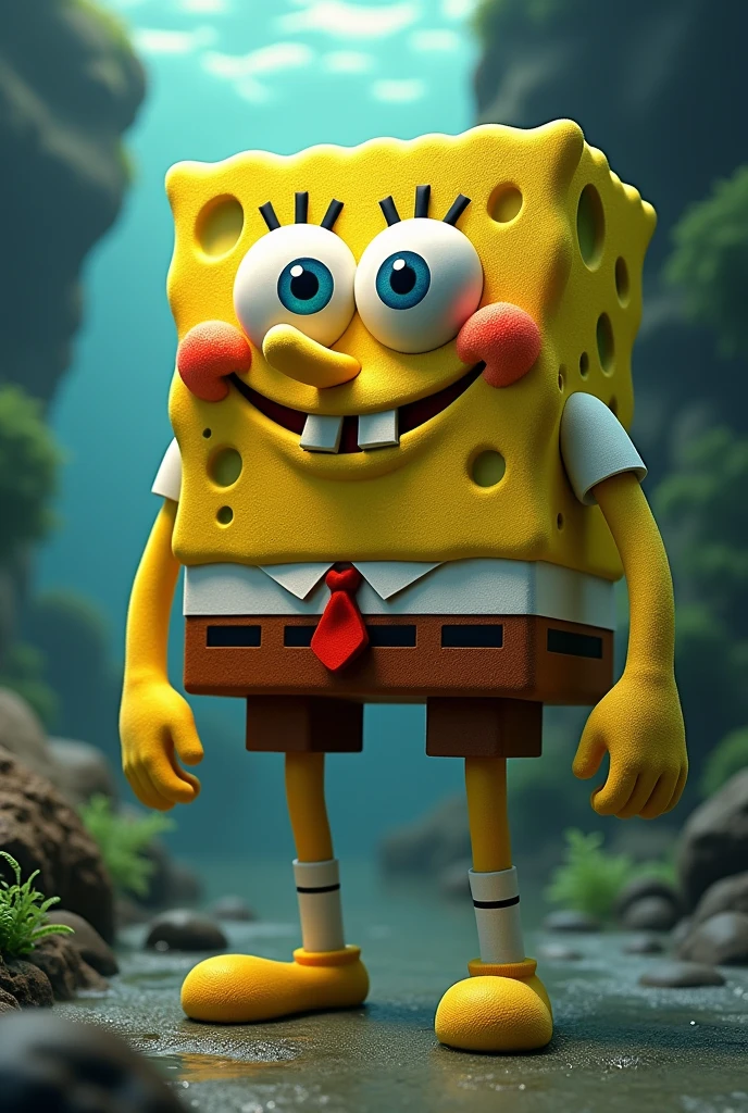good sponge with muscles