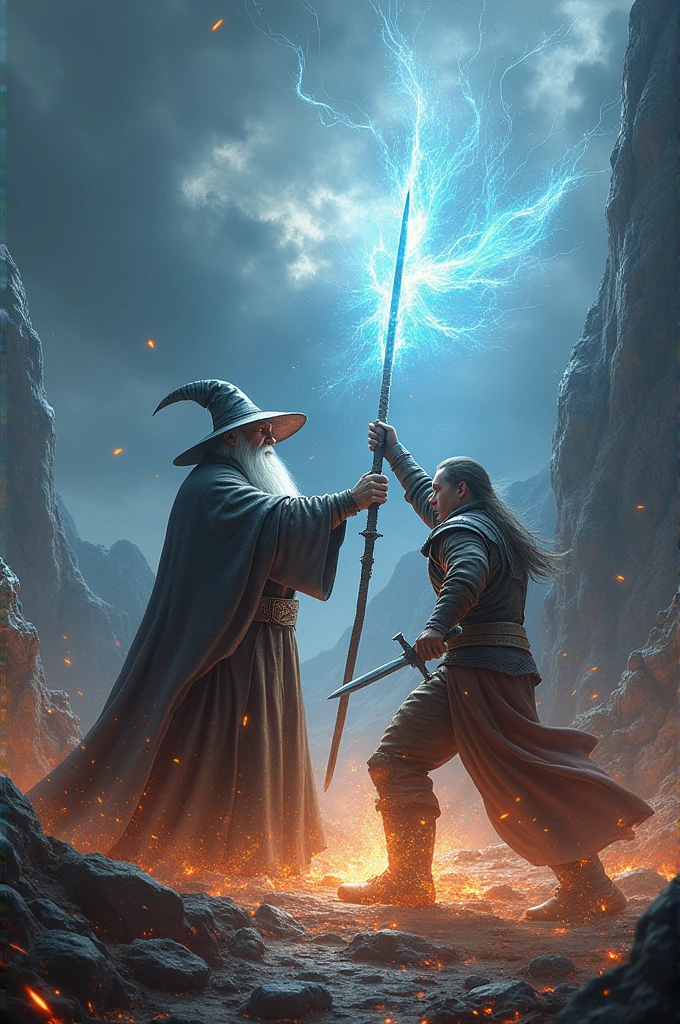 Gandalf killing Gerald of Rivia 
