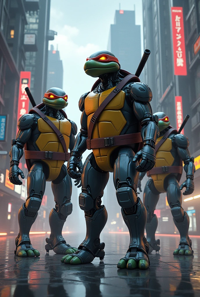 Ninja Turtles as Robots
