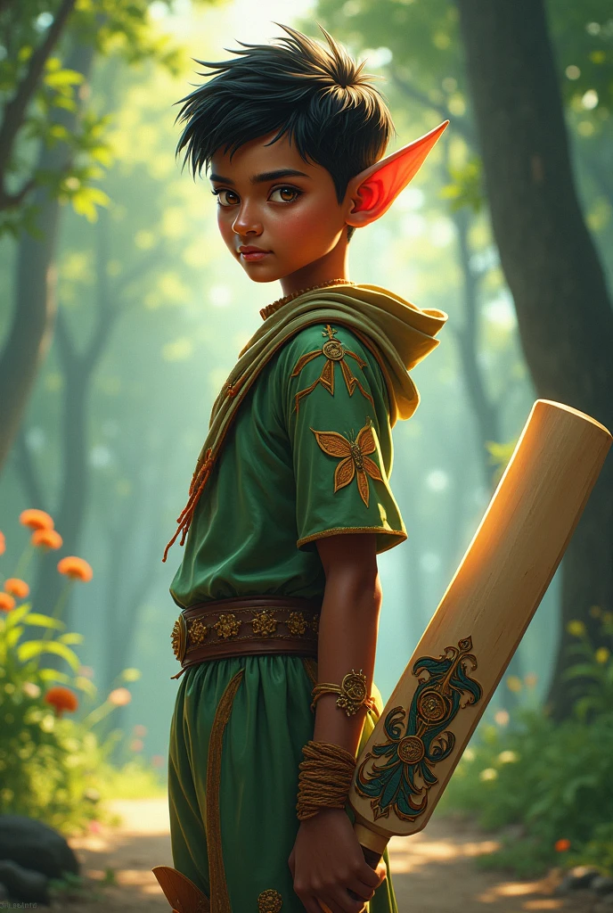 Create yashasvi jaiswal Indian cricketer as elf
