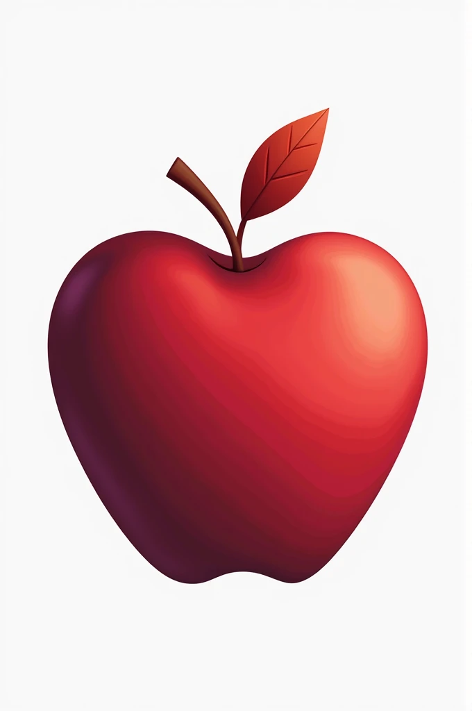 Logo combining an apple and a heart