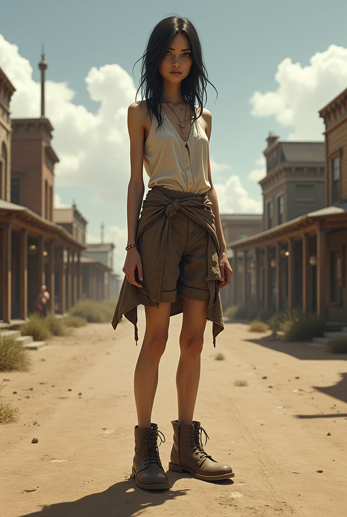 imagine a very thin and ugly western girl. More realistic