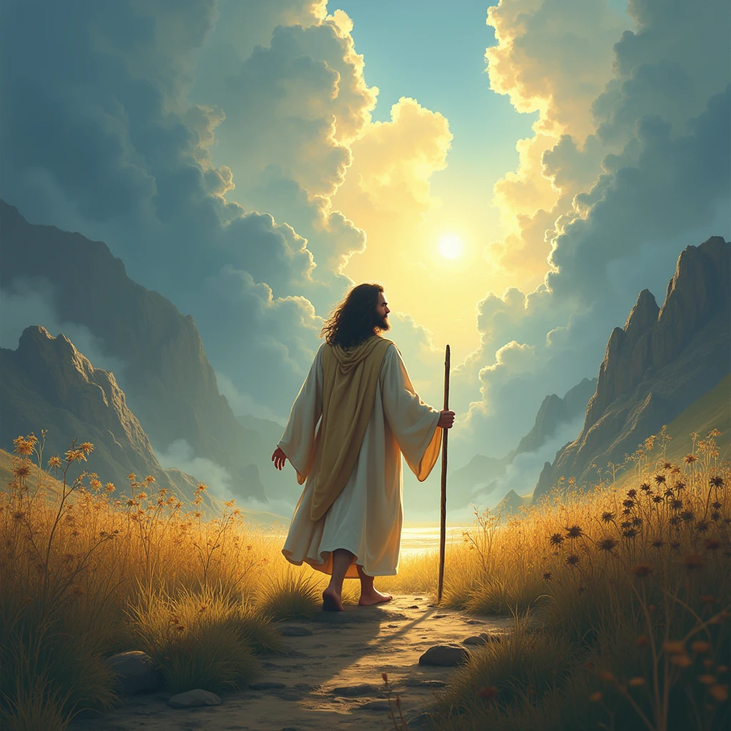 illustrate the biblical text: voice of one crying in the wilderness, prepare the way of the Lord