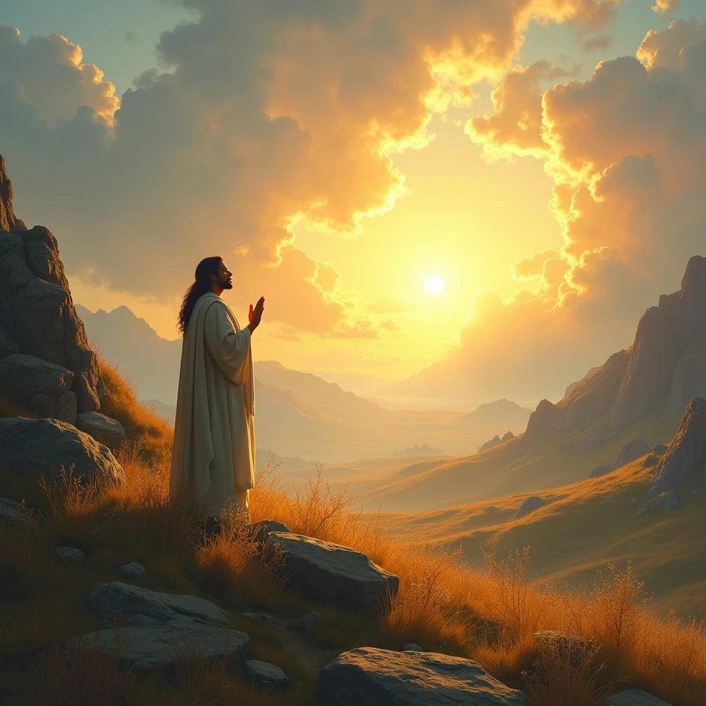illustrate the biblical text: voice of one crying in the wilderness, prepare the way of the Lord