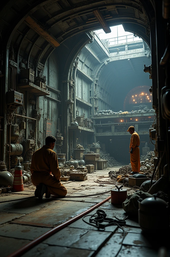 AC 130 Maintenance inside hanggar
