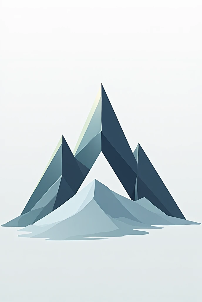 Make alphabet A like mountain
For logo