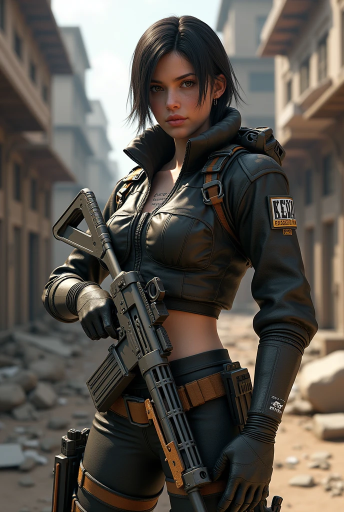 A Kelly do jogo Free Fire em 3D