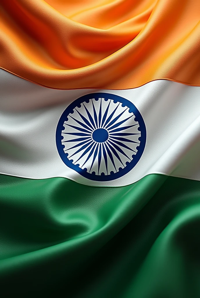 Indian flag with hindu flag
