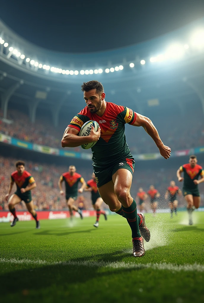 James tedesco scores a winning try