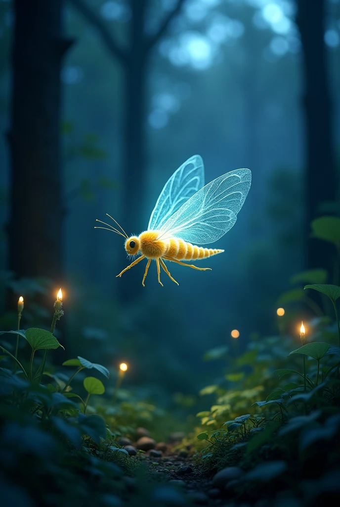 Make me a picture of a firefly