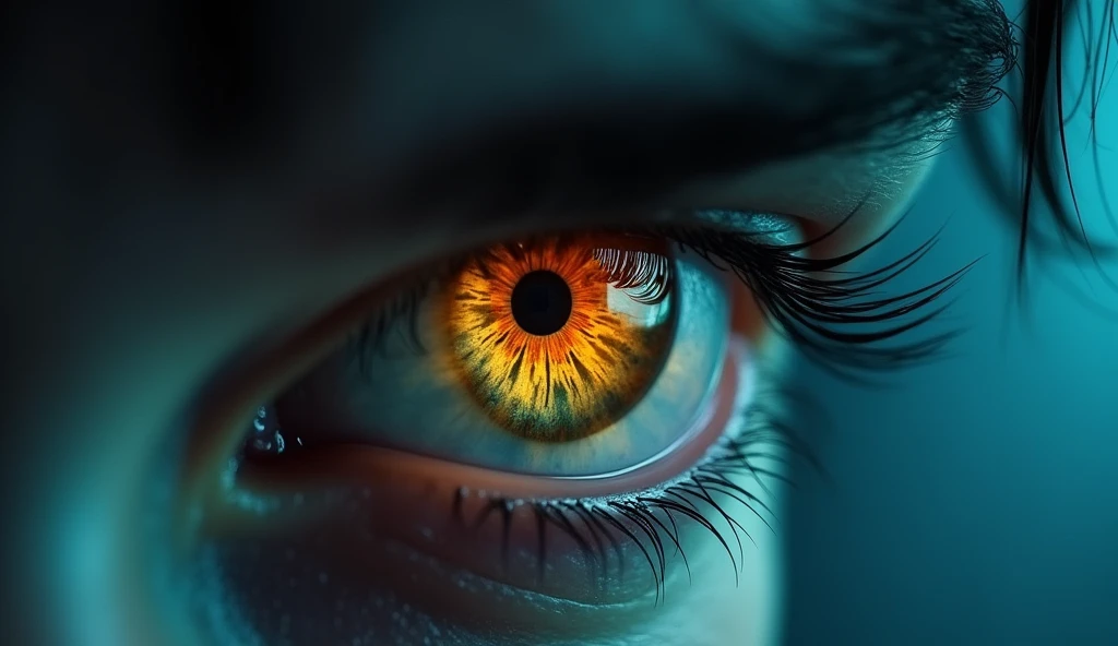 Images that highlight an intense or focused gaze can symbolize the attention that hypnotic marketing seeks to capture..