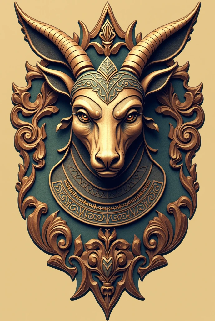 create a logo with the name aox antiquities