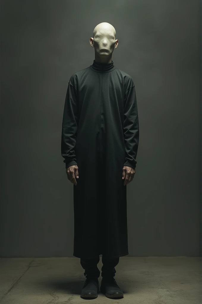 A man with no face