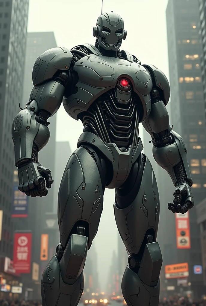 Create an image of Robotman, the DC superhero