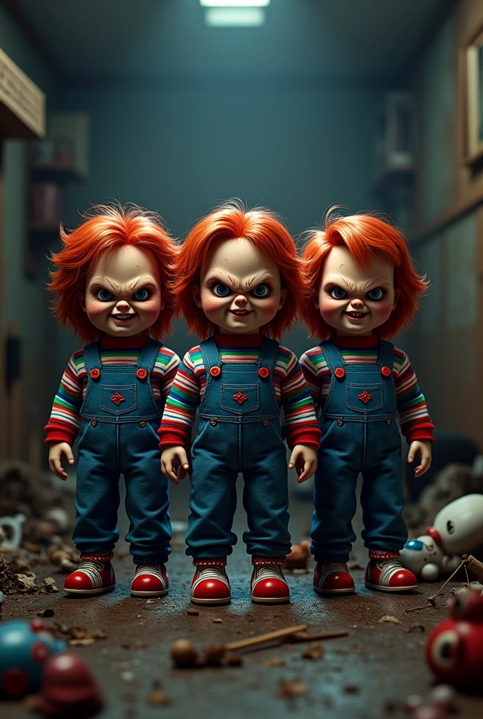 Chucky triplet doll