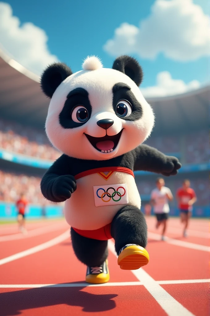 Panda mascot olympics