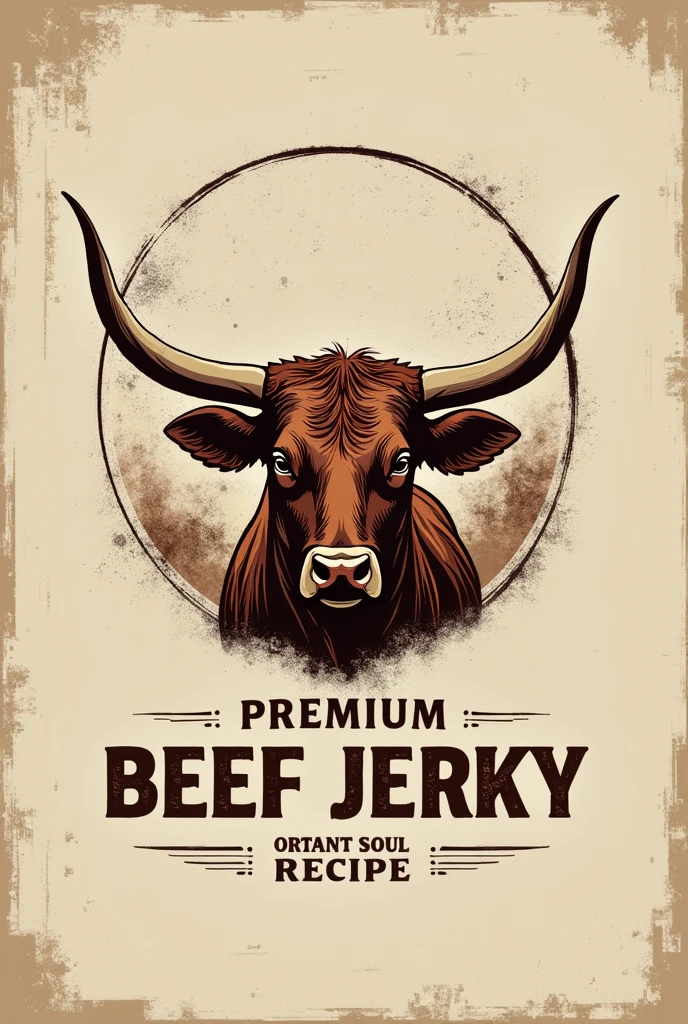 Make me a logo for a beef jerky business 