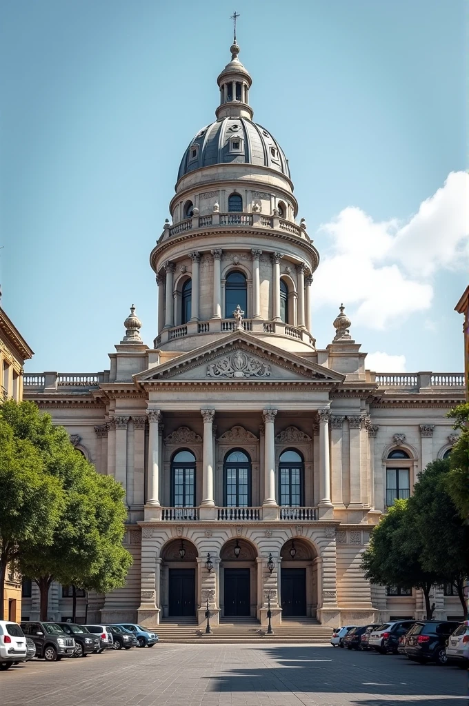 Montevideo City Hall located in the Ciudad Vieja neighborhood