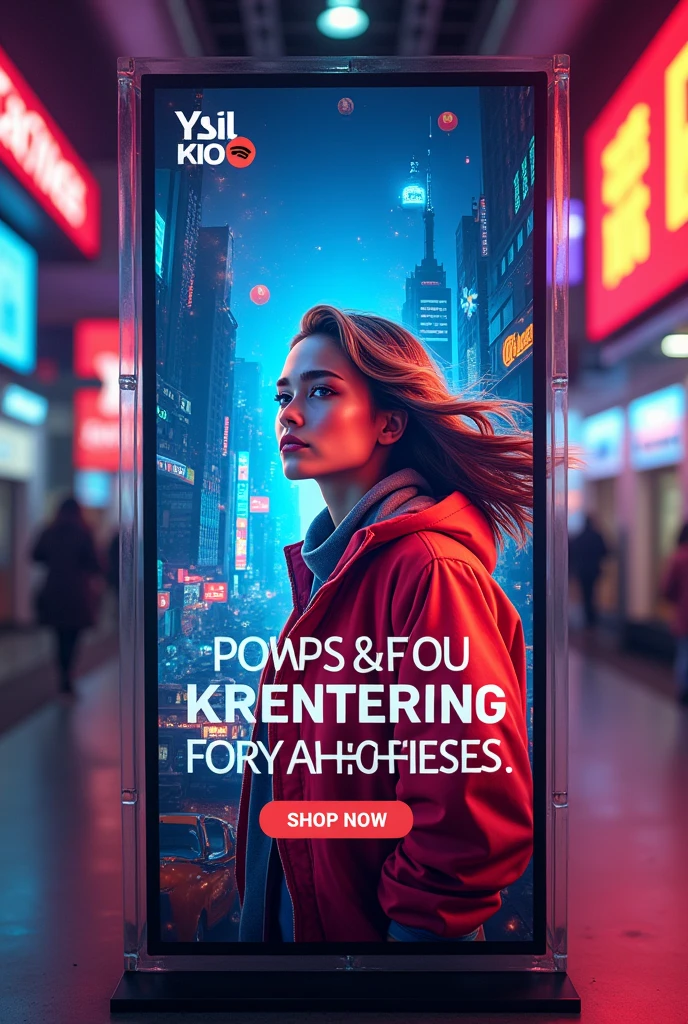 A banner advertising poster