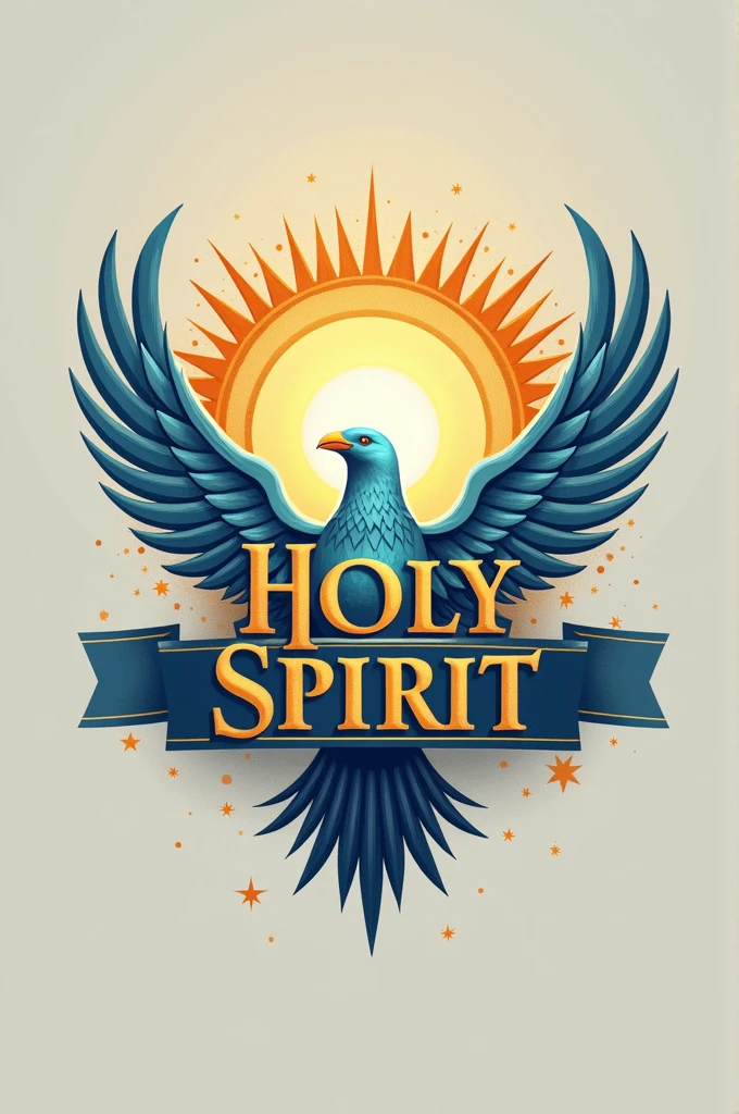 school logo with the name "Holy Spirit"