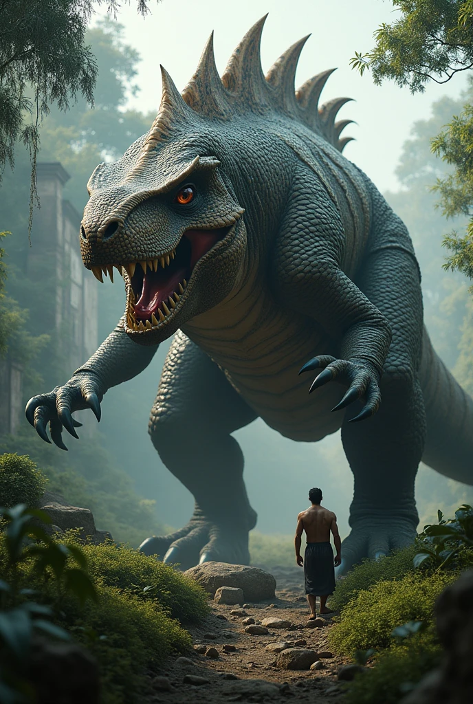 Merge a tyrannosaurus with a challapa