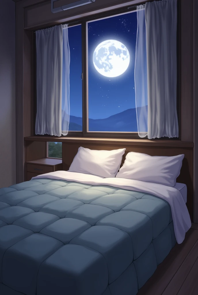 before sleep,bed,Moonlight Bedroom,god々Shii,Economic fortune