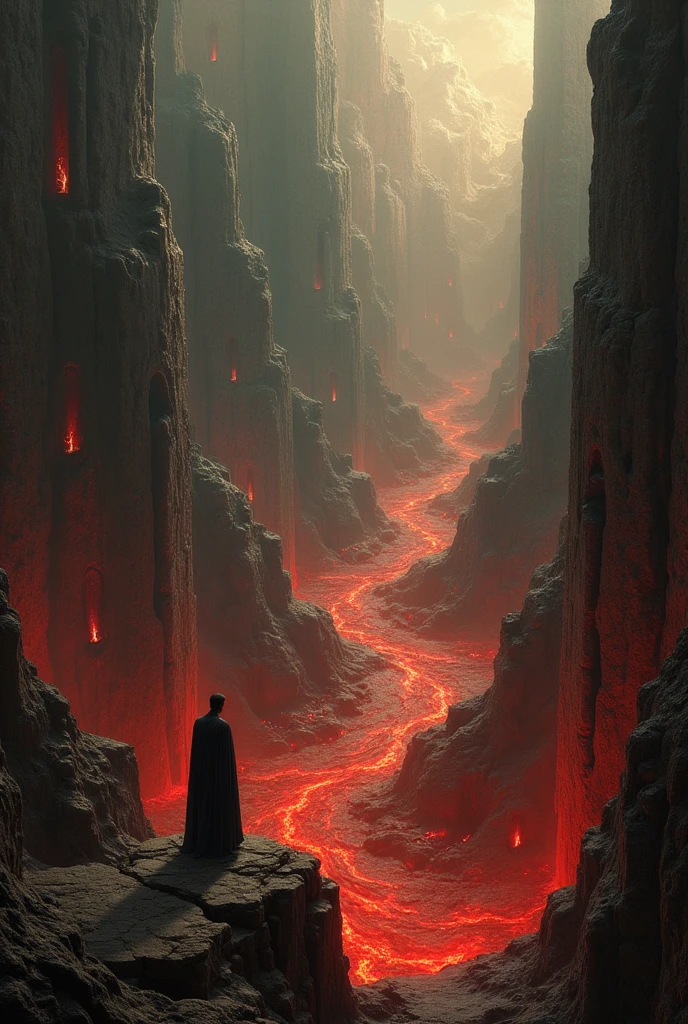 Dante's Inferno with violent circles