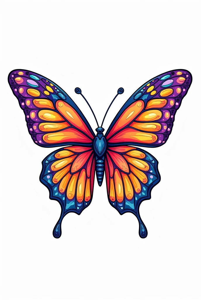 Butterfly coloring page