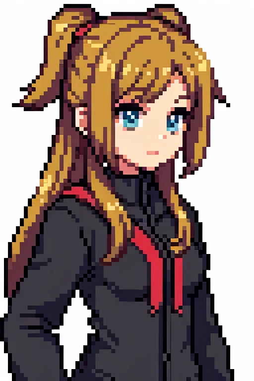 Pixel art style girl