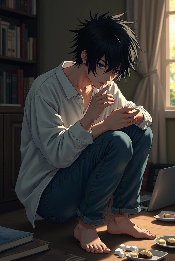 L from death note as my boyfriend