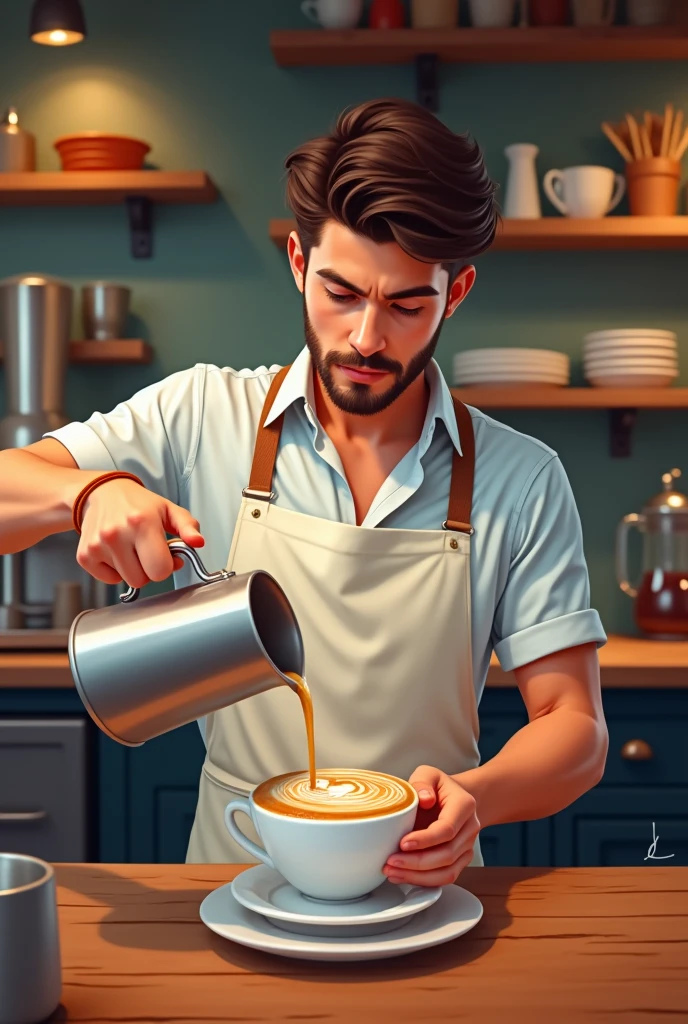 Barista man 