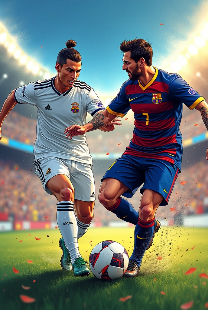 CR7 and Messi Manga