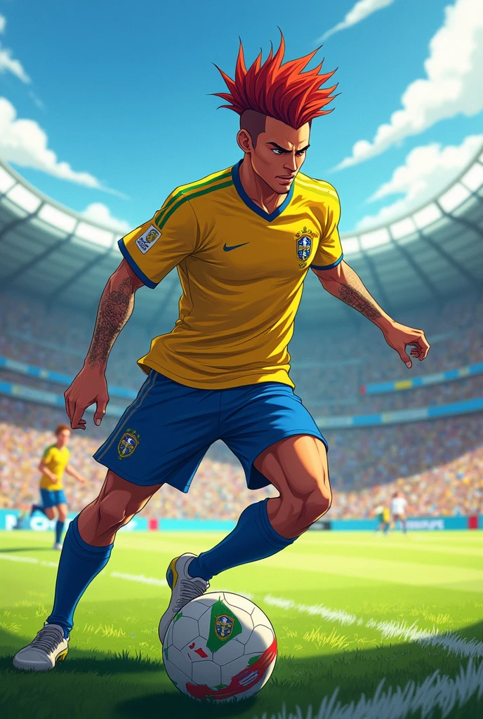 Neymar version anime
