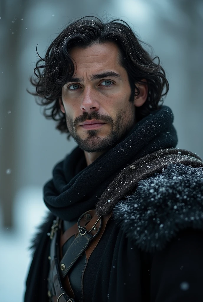 Ronan Thorn is the oldest of the Thorn brothers at 38 years old. He possesses the typical Thorn features: lightly tanned skin, black hair that falls in gentle curls, and intense eyes the color of the icy roads of the city.Ronan is the most serious and reserved, carrying the weight of the family’s secrets. He’s a master hunter and tracker, with a deep connection to the wilderness. His presence is commanding, and he’s fiercely protective of his family.
