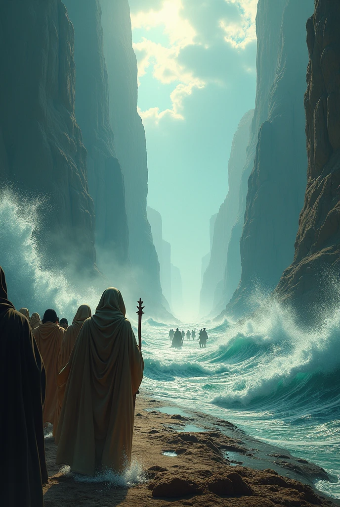 Prophet Musa and his people successfully crossing the sea and firawn and his people dying?