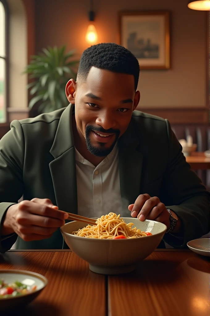 Will smith eating noodles