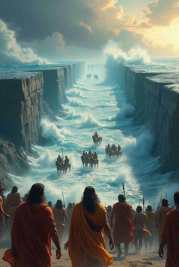 Prophet Musa and his people successfully crossing the sea and firawn and his people dying?