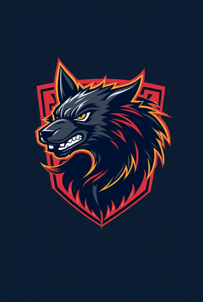 Make me a modern and nice football team logo