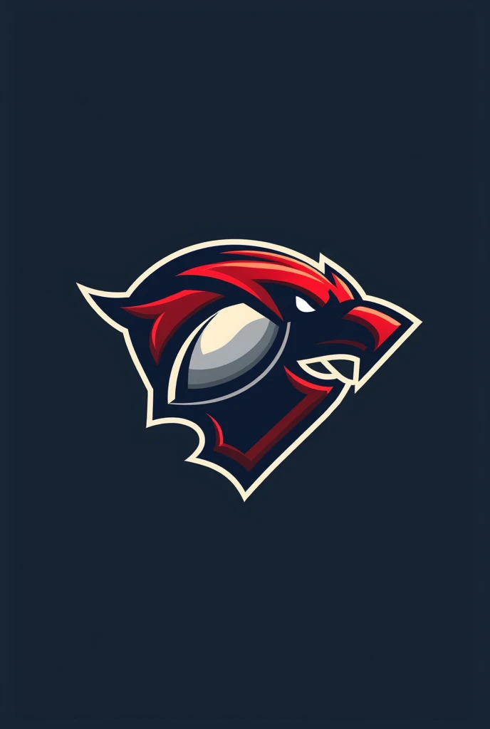 Make me a logo for a football team that isn't made of animals