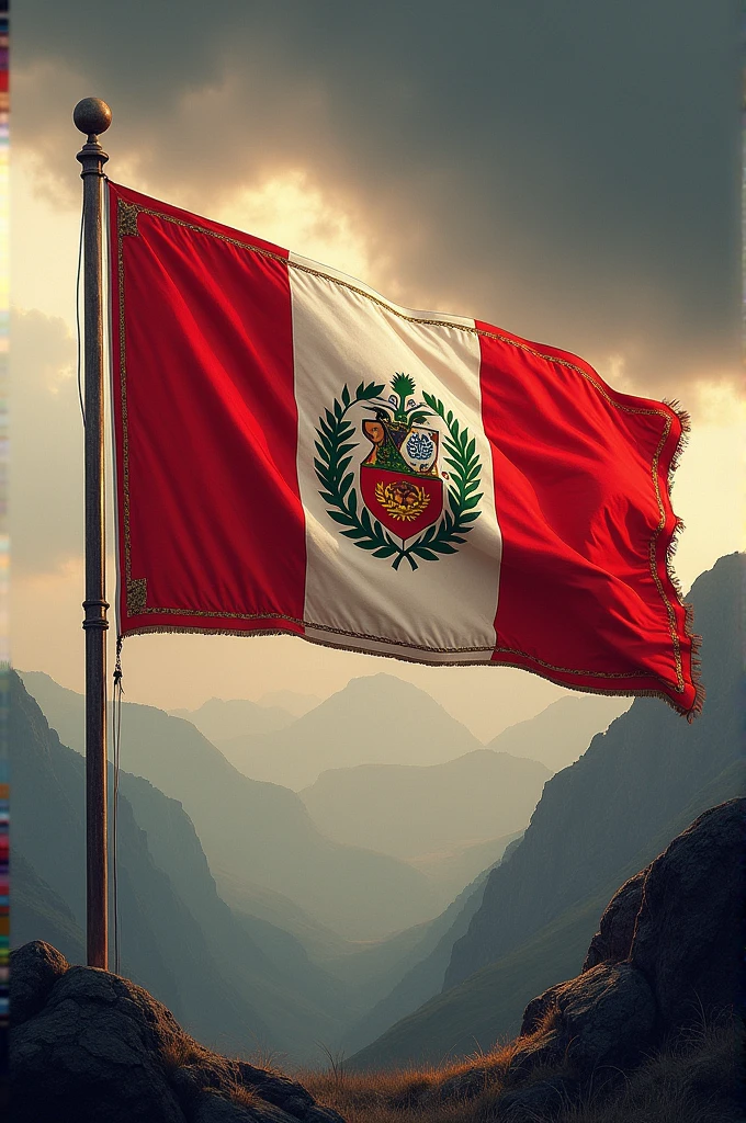 Peruvian war flag 