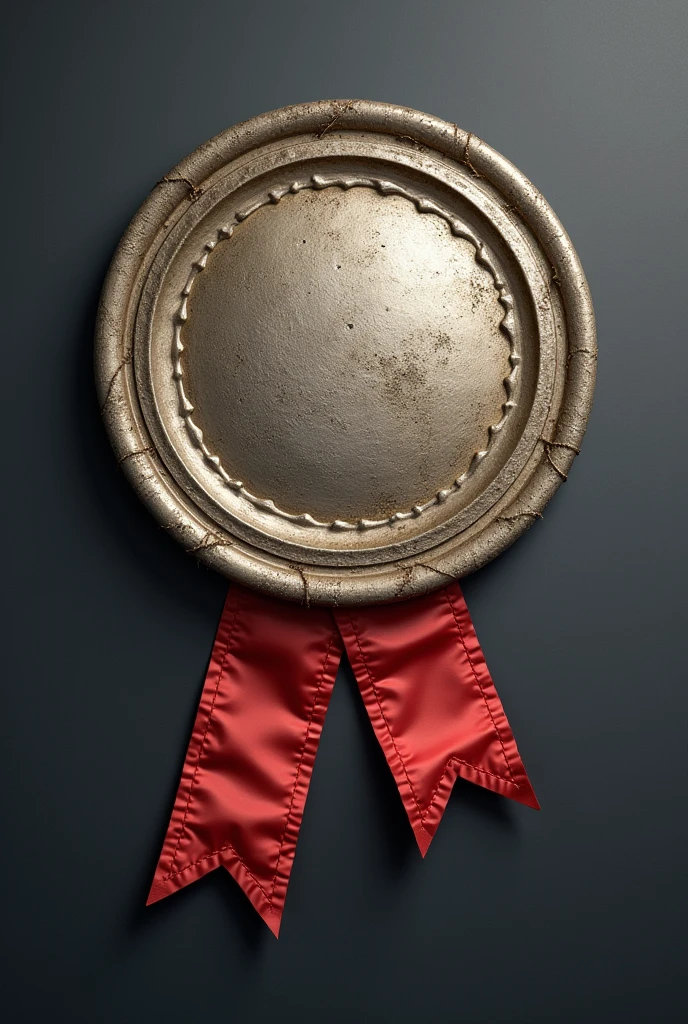 Silver pennant for writing a phrase