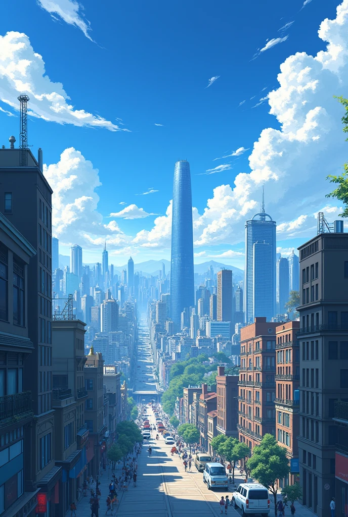 anime cityscape banner