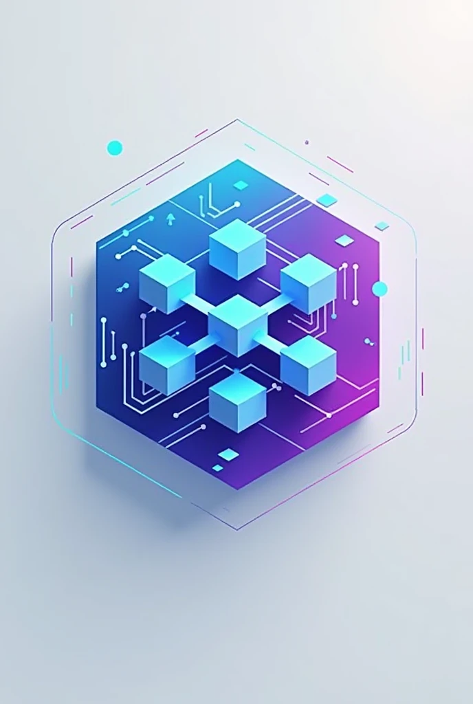 Design a logo for the network design and maintenance course for the third semester. The design has to be the new, innovative, futuristic and fun.