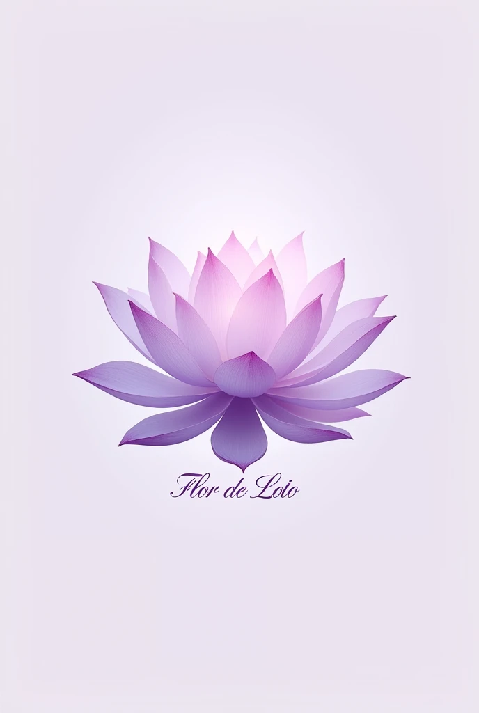 I need to make a logo for my makeup store called Lotus Flower, and the corporate colors are lilac and pastel purple, I need a synthesized lotus flower with the name in Spanish, give it a more feminine font, more options, as for logo on Instagram, with the name in Spanish, the pretty letter, more like factored name it Lotus flower with pretty letter another letter