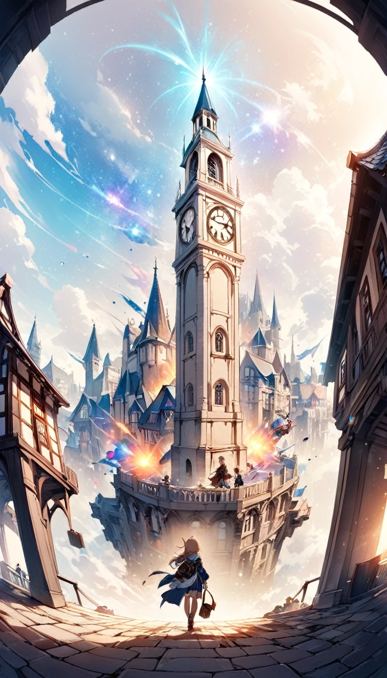 Super detailed: 1.2、((Panorama, center, masterpiece, Highest quality: 1.2))、 (8k, RAW Photos, Highest quality), ((masterpiece:1.2)), Ultra-high resolution, アニメアート壁紙 8k、 (1people、Back view), At the top of the old clock tower、The girl, Sera, had a mysterious power.。She can control time、I was able to travel between the past and the future.。Serah's long black hair sways in the wind、Blue eyes staring at the clock hands。She has this power使って、I was trying to find a secret forgotten in history.。
one day、Serah moves the clock a little bit.、Step into the past。It was a medieval city、Walking along the cobblestone streets、彼女は当時のpeople々I witnessed the life of。セラはその時代に生きたpeople々Listen to the voice of、shared their joys and sorrows。
Serah travels through time and visits various eras.、I witnessed many events。Throughout her journey,、people間の強さと優しさを学び、I started thinking about how to use my powers.。She has this power、people々decided to use it to connect the hearts of。
Serah returns to the clock tower、Looking to the future。She shared the knowledge she gained across time and space.、I am determined to use this experience to build a new future.、Ready for the next adventure。