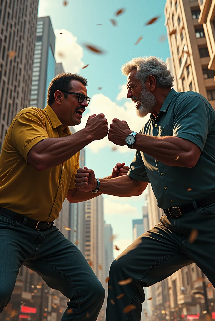 Enaldinho punching Lula