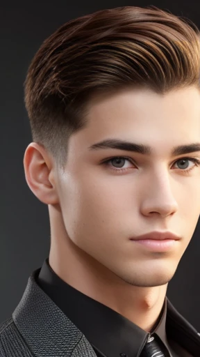 A handsome young man Chasidus focus on face photo with color