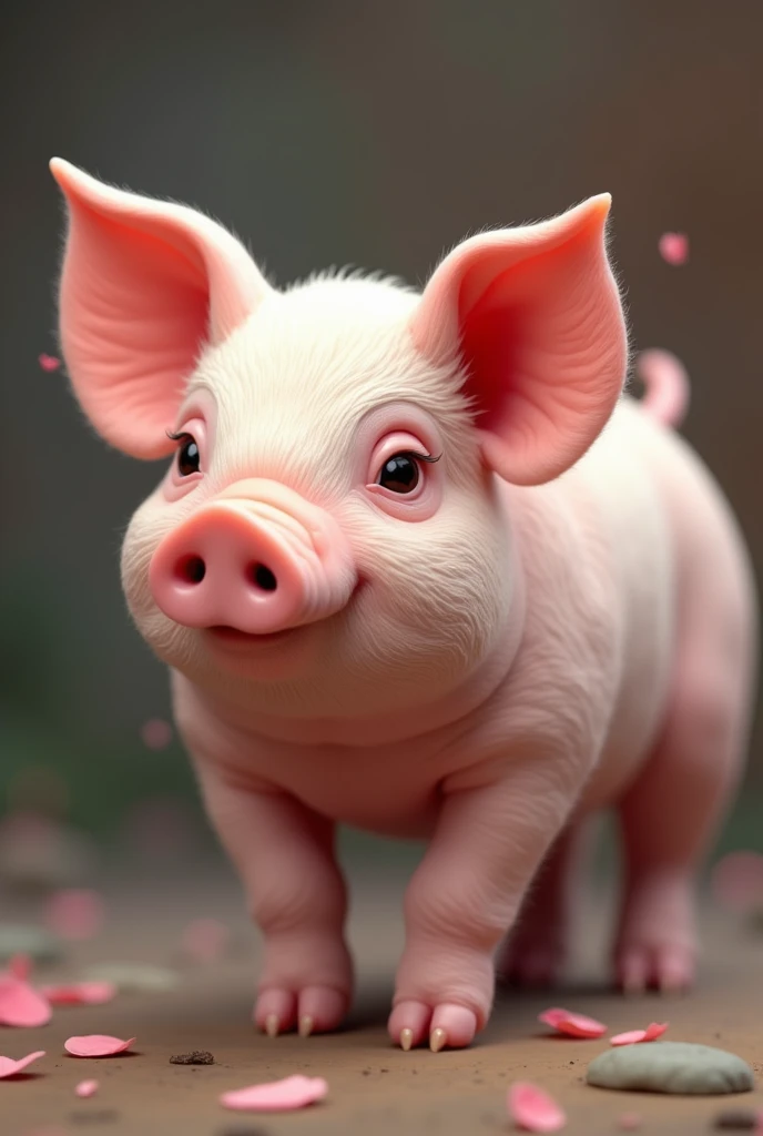 CREATE AN ANIMAL, PIG, 3D, SUPER REALISTIC